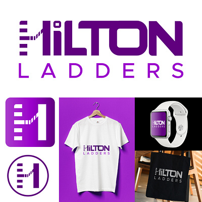 Hilton Ladders Logo Concept branding logo