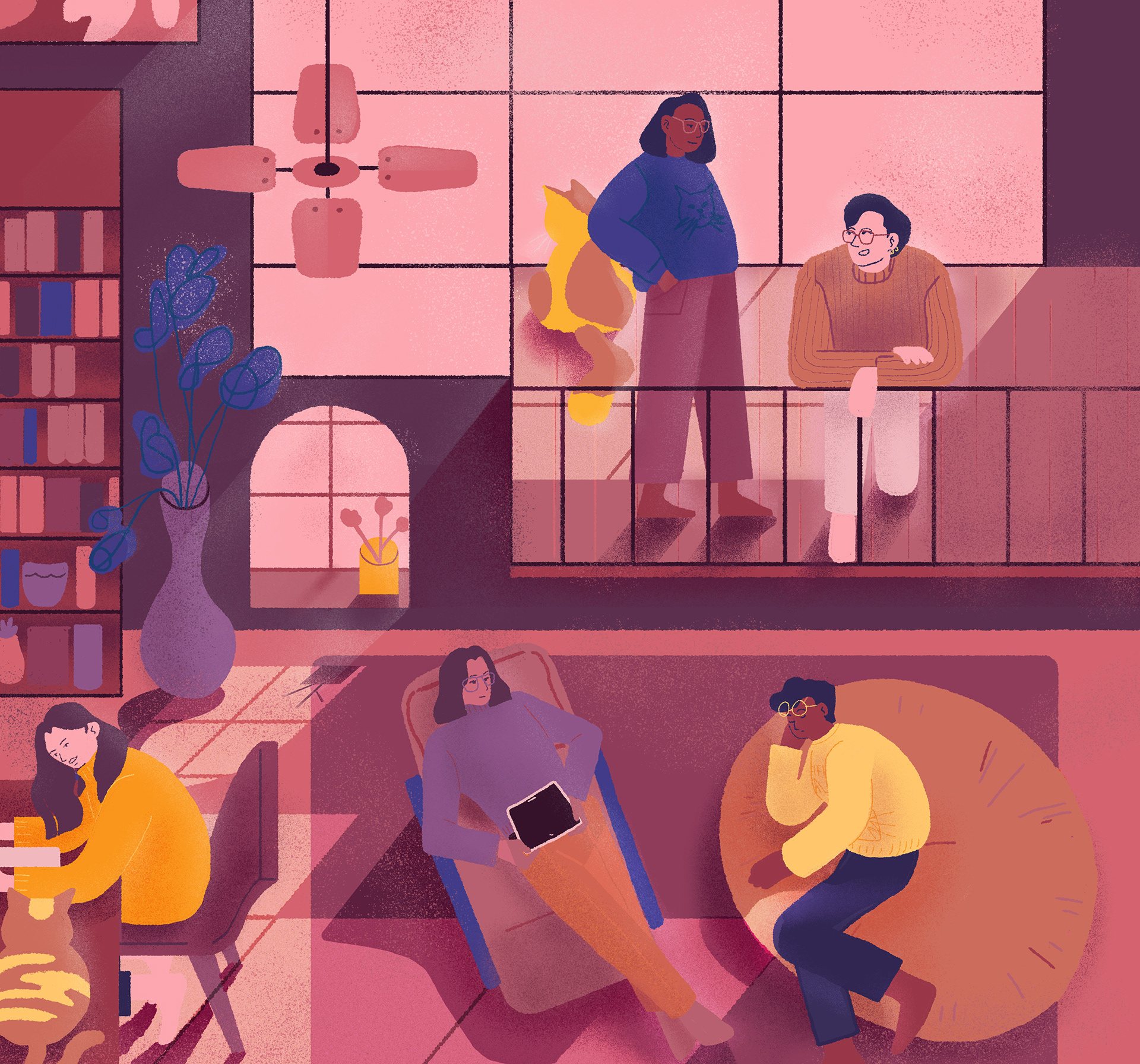 Noontime Stories Calendar Art adobe photoshop conceptual illustration digital art digital illustration illustration painting print