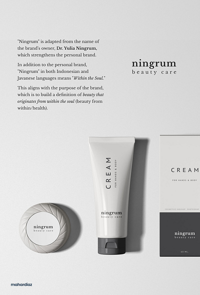 Ningrum Beauty Care - Brand branding logo