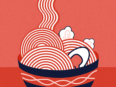 For the Love of (Japanese) Food! 2d art adobe illustrator adobe photoshop art digital art digital illustration dumplings food art food illustration gyoza illustration japanese food ramen sushi
