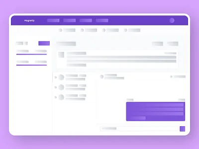 Magnetly: Skeleton Loading animation clean color daily daily inspiration dailyui gray loading loayout minimal shimmer skeleton skeletonscreen ui ui design uiux ux wave web app web design
