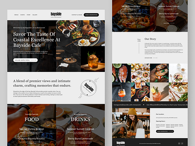 Restaurant Website Concept branding design figma freelancer restaurant ui ux web design