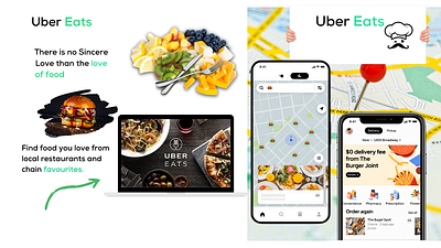 UBER Eats branding ui