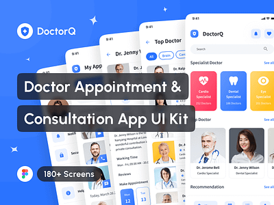 Doctor Consultation App by Rhasya Rizqi on Dribbble