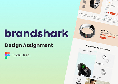 Pi Ring - Website Redesign Assignment by Brandshark app design branding design landingpage ui ux webdesign website