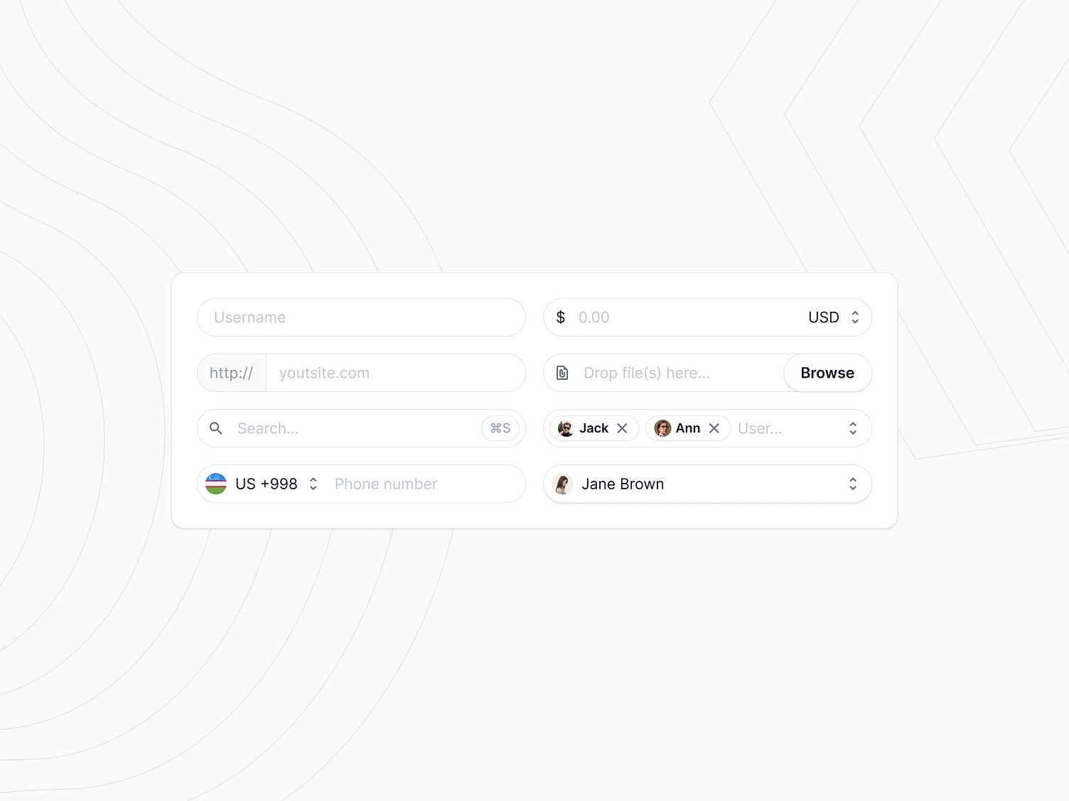 Input Fields by Pixsellz on Dribbble