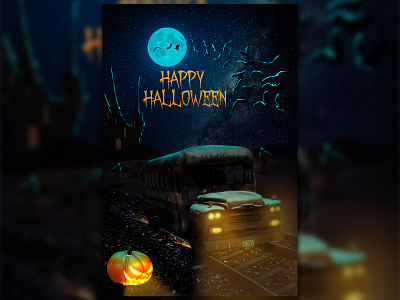 Happy Halloween anuj design designing graphic design halloween happy halloween manipulation photoshop