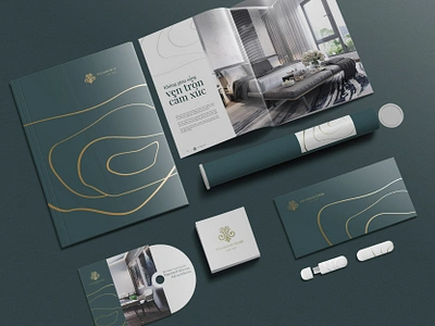 The Manor Tower Lao Cai area branding brochure design estate graphic design isotype logo luxury mark real estate urban vector