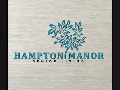 Hampton Manor Logo 3d animation branding graphic design logo