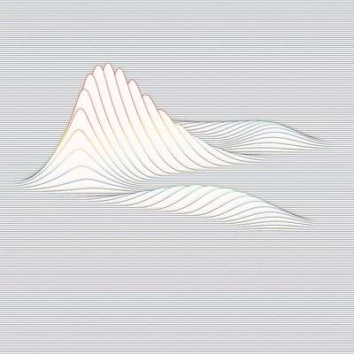 Creature Breacher animation art cavalry creature geometry gradient lines maths motion graphics rainbow