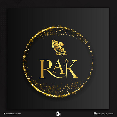 RAK Logo 3d animation branding graphic design logo motion graphics ui