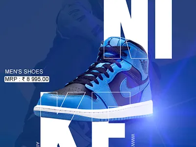 AIR JORDAN NIKE poster design shoes