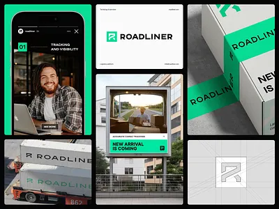Roadliner Logistics Branding brand identity brand sign branding business design halo halo lab identity logo logo design logotype marketing packaging startup