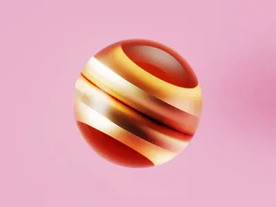 Gold Torus 3d animation branding candy design gold graphic design illustration logo motion graphics pink sweet ui