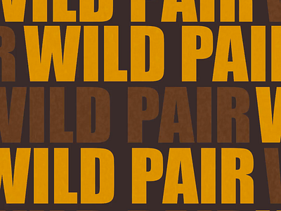 Wild pair after effects animation motion graphics