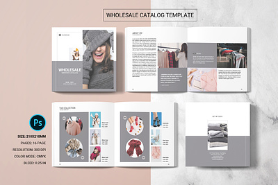 Wholesale Product Catalog layout line sheet linesheet lookbook product brochure product catalog product display psd wholesale brochure wholesale catalog