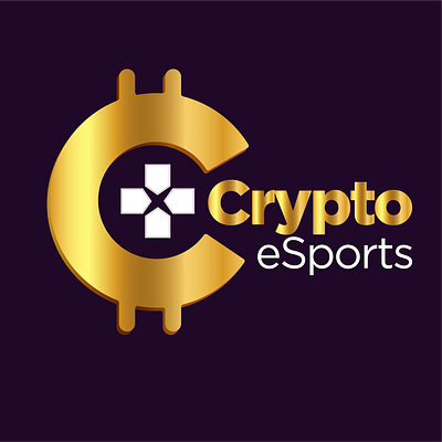Crypto E-Sports Logo 3d animation branding graphic design logo motion graphics ui