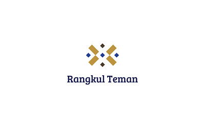 Rangkul Teman Cooperative - Logo batik brand identity branding cooperative design digital financial fintech geometric graphic design indonesia jakarta koperasi loan logo logo design online ui