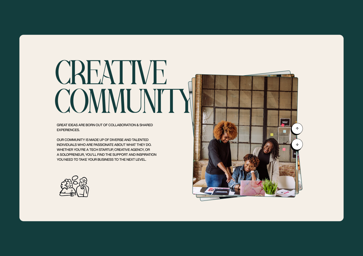 Website animation | Coworking Web Design animation branding graphic design