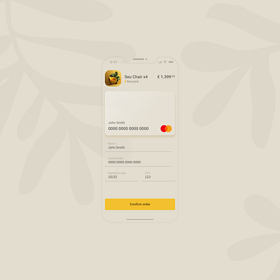 DailyUI #002 - Credit card checkout card checkout design figma ui