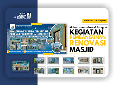 Mosque Activity Banner graphic design