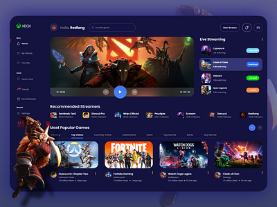 Online Games Website designs, themes, templates and downloadable graphic  elements on Dribbble