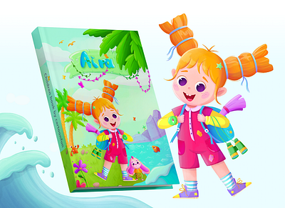 Book characters design "Aira" book book cover cartoon character children illustration childrens book design digital illustration illustrations kids kids illustration