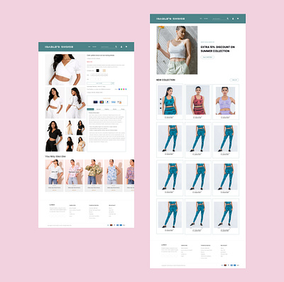 E-commerce Add to Cart and Dress Collection app design ui uiux ux