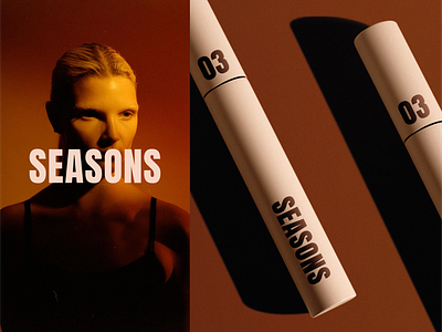 Packaging & logo design for Seasons, a London-based mascara bran brand design branding design graphic design identity identity design logo logo design