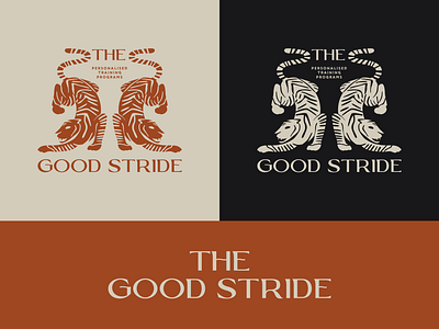 Brand identity & logo for The Good Stride brand design branding design graphic design identity identity design logo logo design