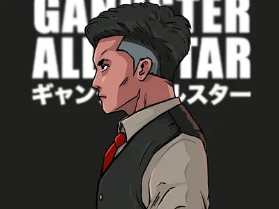 Gangster Allstar drawing gangster gangster allstar illustration nft