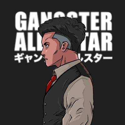 Gangster Allstar drawing gangster gangster allstar illustration nft