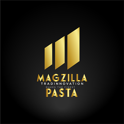 Magzilla Pasta Logo 3d animation branding graphic design logo motion graphics ui