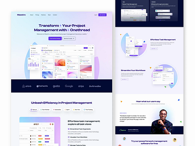 Project Management Landing Page Exploration app asana atlassian design jira linear product design project management project tool ui user experience user interface ux web app web redesign website