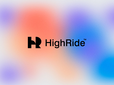 HighRide logo app branding custom logo hr logo icon identity letter logo logo logo mark ride