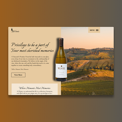 Web design for a wine company branding business contract design ecommernce graphic design landingpage logo ui ux web webdesign website wine work