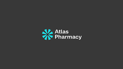 Atlas Pharmacy logo & Brand identity branding design graphic design identity illustrator logo pharmacy vector