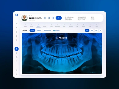 Medical: Patient Profile Dental X-ray UI ai analysis interface ai analytics ai medical imaging dashboard ai health dashboard design interface data ai analysis dental care dental management dental patient profile dental xray ui dentistry interface health teeth hospital dentistry interaction design medical interface patient xray radilogy teeth teeth xray ui patient dashboard xray user interface