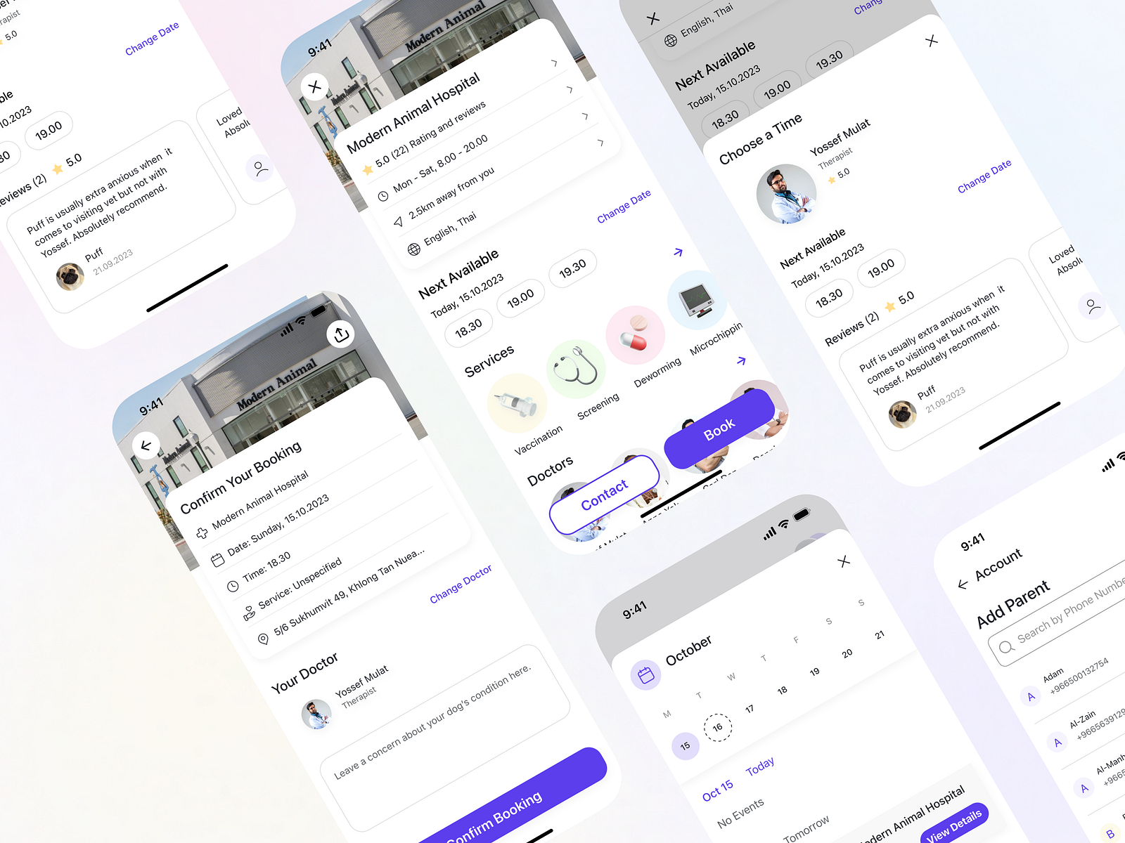 Mobile App UI Design: Dog Caring App by Vero Here 🇺🇦 on Dribbble