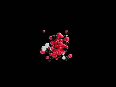 3D Particle Forces 3d 3d animation 3d art 3d render animation atoms c4d daily render dailyrender graphic design motion design motion graphics particles redshift visual design