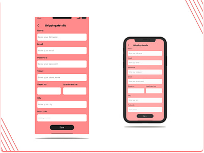 A form screen design app design dailyui dailyuichallege mobile app uiux