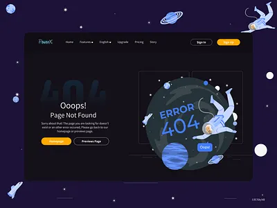 404 Page dailyui design designer figma full stack designer ui ui challenge ui design ui design challenge ui designer ui explore ui ux designer uiux design uiux designer ux ux designer web designer web page website website page