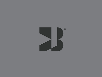 BI ‧ B Monogram b bi branding futuristic ib logo logoforsale readymade