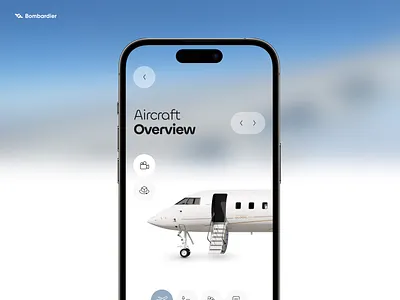 Bombardier - Seamless Plane Configurator App aircraft airplane app automation b2b configuration configurator crm design flight fly ios jet mobile plane saas software ui ux vehicle