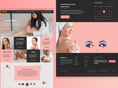 Sleek Cosmetics Appointment Landing Page appointmentbooking beautyexperience beautyservices cosmeticsappointment informativecontent intuitiveuiux luxurioustreatments makeovermagic mobilefriendly selfcarejourney skincareconsultation sleeklandingpage spaday userfriendlydesign