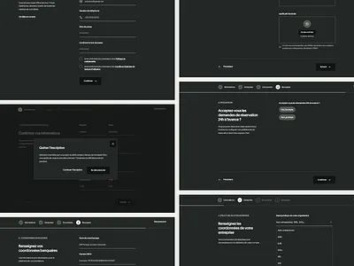 Gastrhome - B2B Subscription forms desktop form input interface product design ui ux