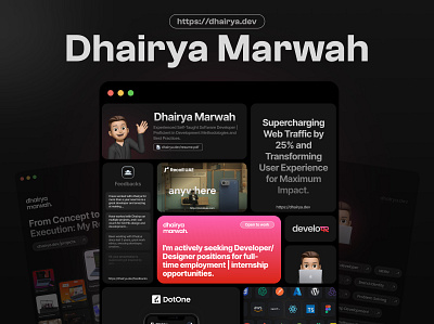 Dhairya Marwah | Software Developer & Designer app ui branding design designer developer graphic design ios iosdesigns portfolio ui uidesigns web designs