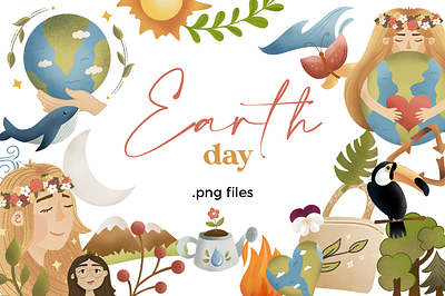 Earth day design digital art earth earth day illustration nature procreate procreate illustration