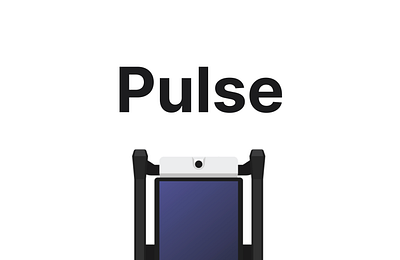 Pulse clean dribbble illustration light robot