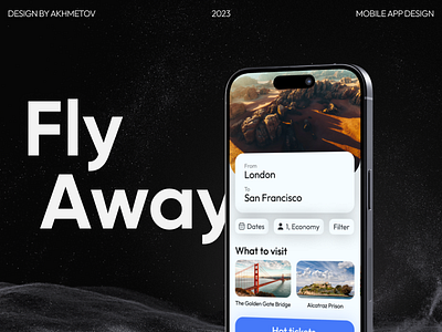 Fly away - cheap airfare on your phone. airline airline tickets app application design figma flight fly glass ios mobile mobile interface plane transport travel ui ux авиабилеты билеты мобильный интерфейс